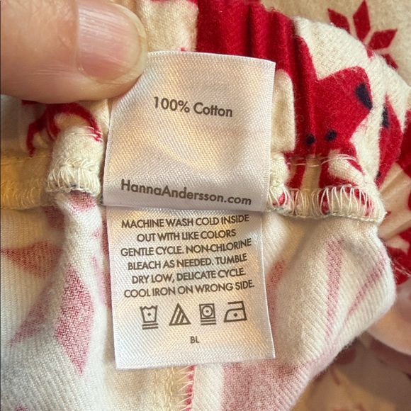 NWOT Hanna Andersson Women's Holiday Flannel Pajama Set Sz S Dear Deer Christmas - Picture 12 of 14
